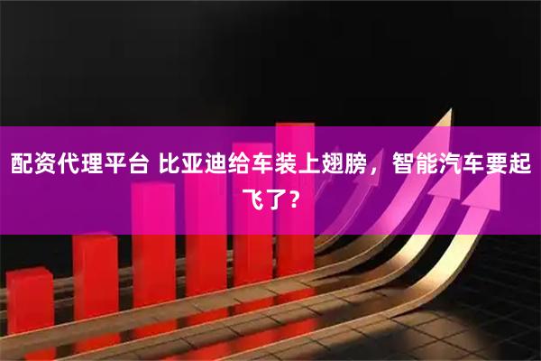 配资代理平台 比亚迪给车装上翅膀，智能汽车要起飞了？